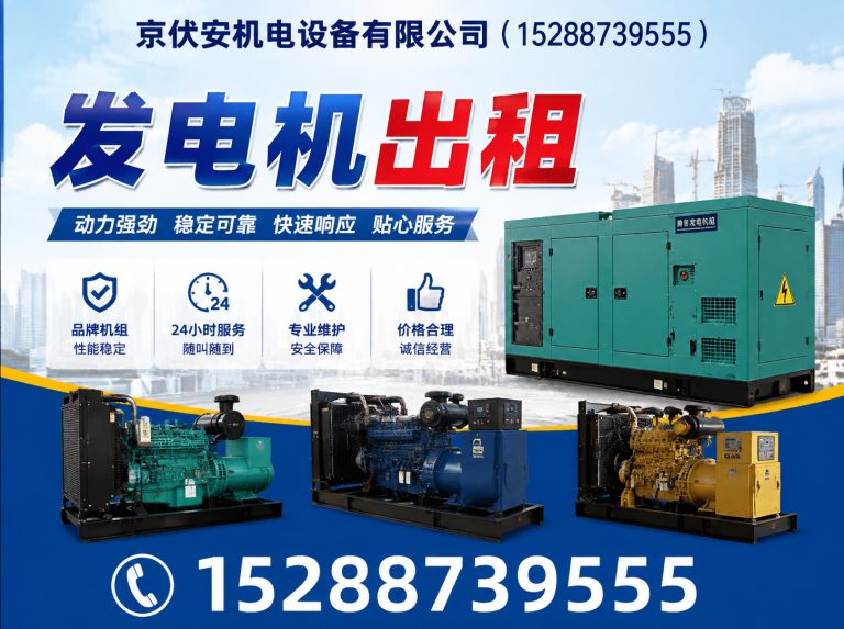 宜昌发电机出租展示图