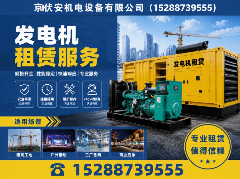 宜昌发电机租赁展示图